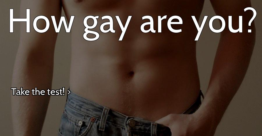 How gay are you?